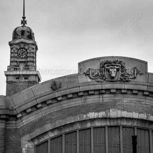The Westside Market -- Cleveland Black and White Wall Art