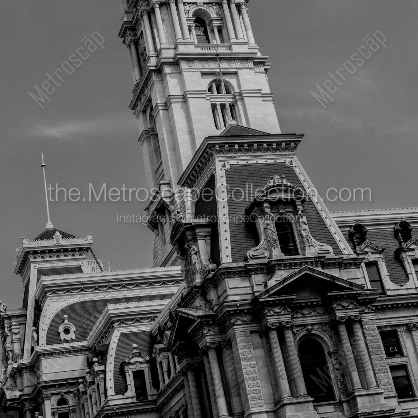 A Tight Shot of Philadelphia City Hall Wall Art square crop