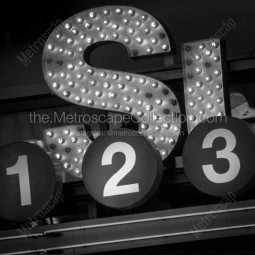 The Times Square Subway Station -- New York City Black and White Wall Art