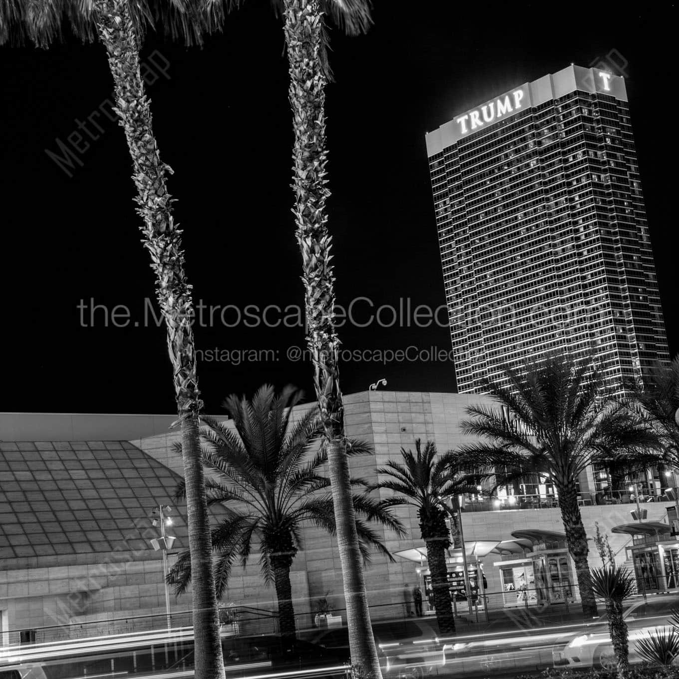 The Trump Hotel in Las Vegas Wall Art square crop