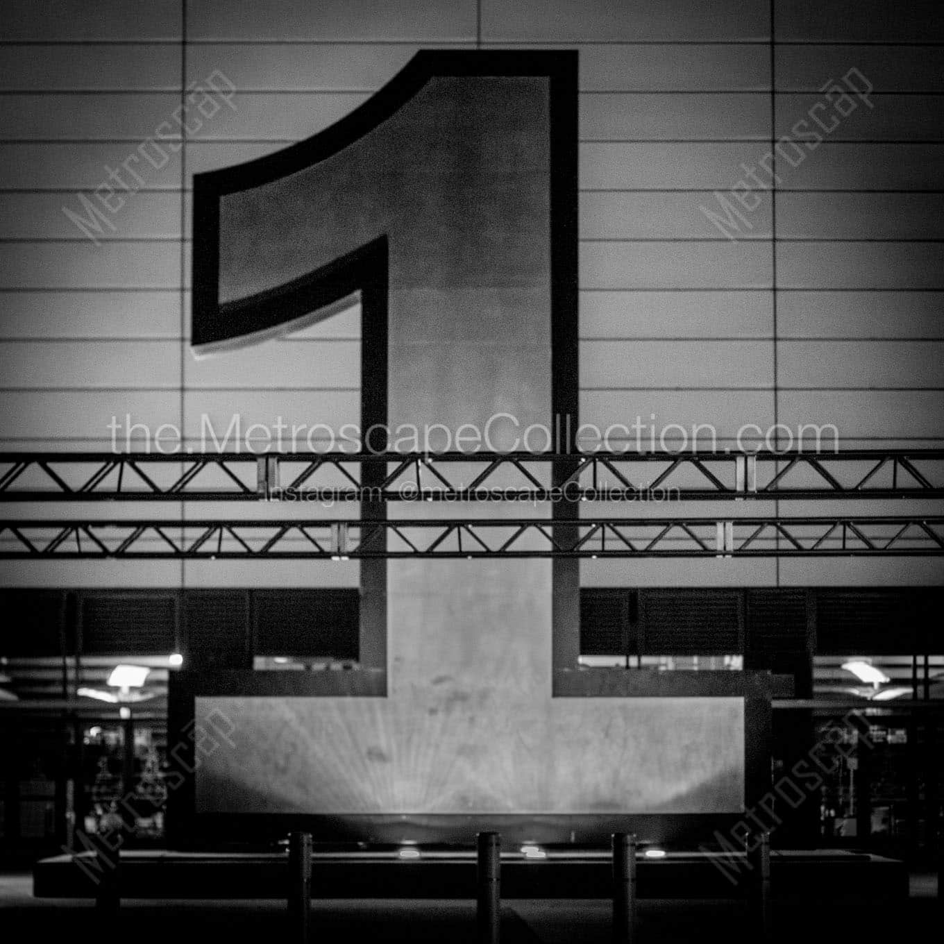 The University of Phoenix Stadium Entrance 1 Wall Art square crop