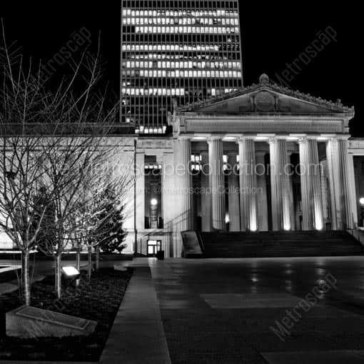 Victory Park in Nashville -- Nashville Black and White Wall Art