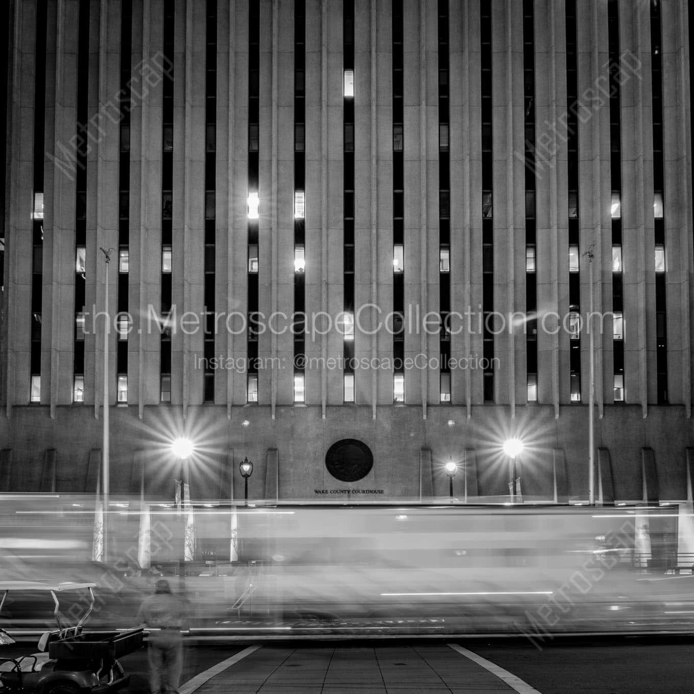 The Wake County Courthouse Wall Art square crop