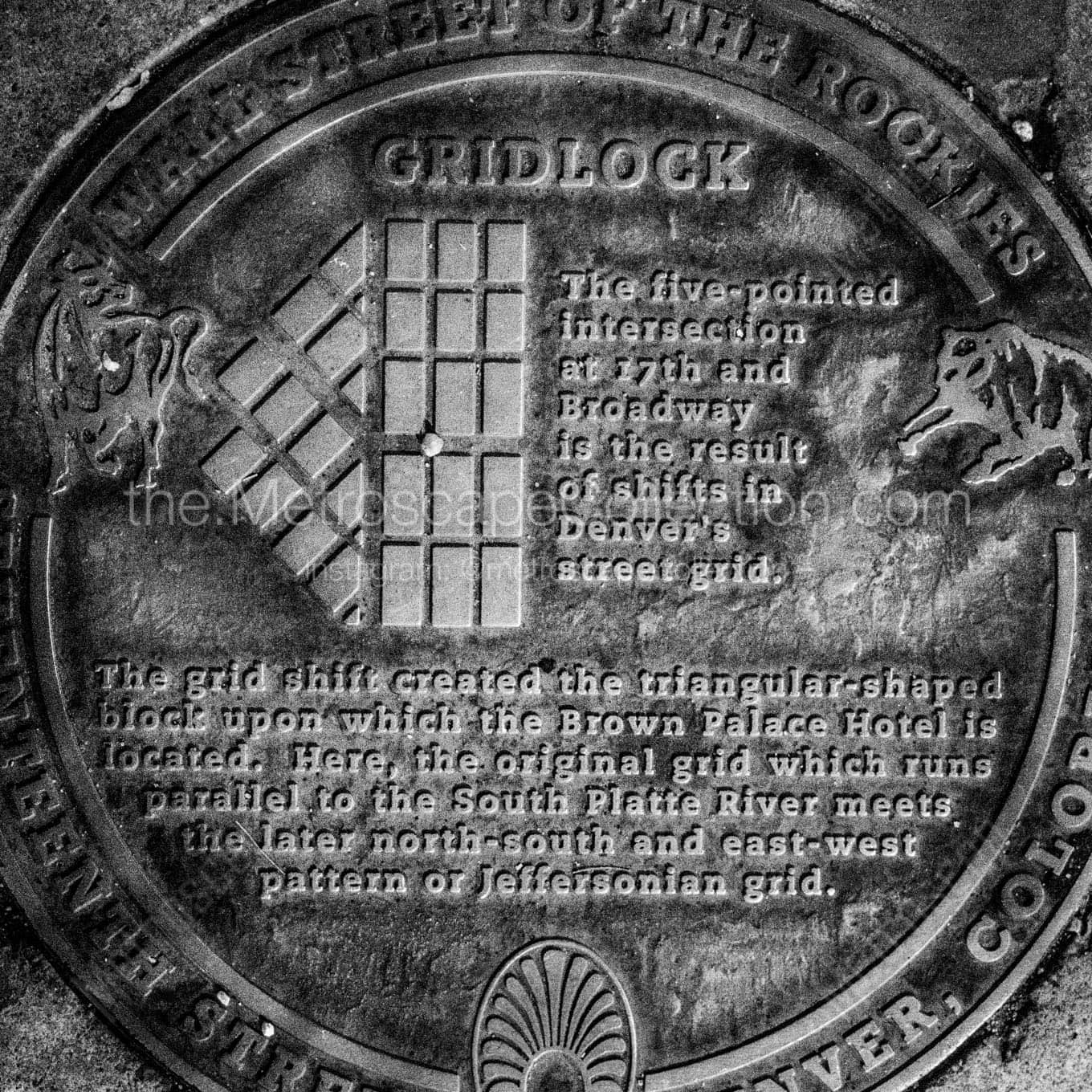 The Wall Street of the Rockies Wall Art square crop