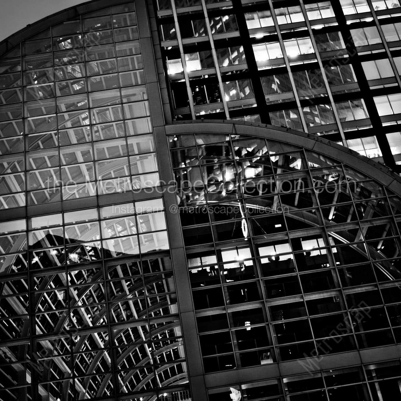 The Wells Fargo Building Atrium Wall Art square crop